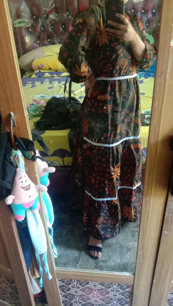 Gamis Batik Manggar, Padi,sekar,cantik,kubis,kipas,daun,kupu,nadine,gendis,kawung,termurah