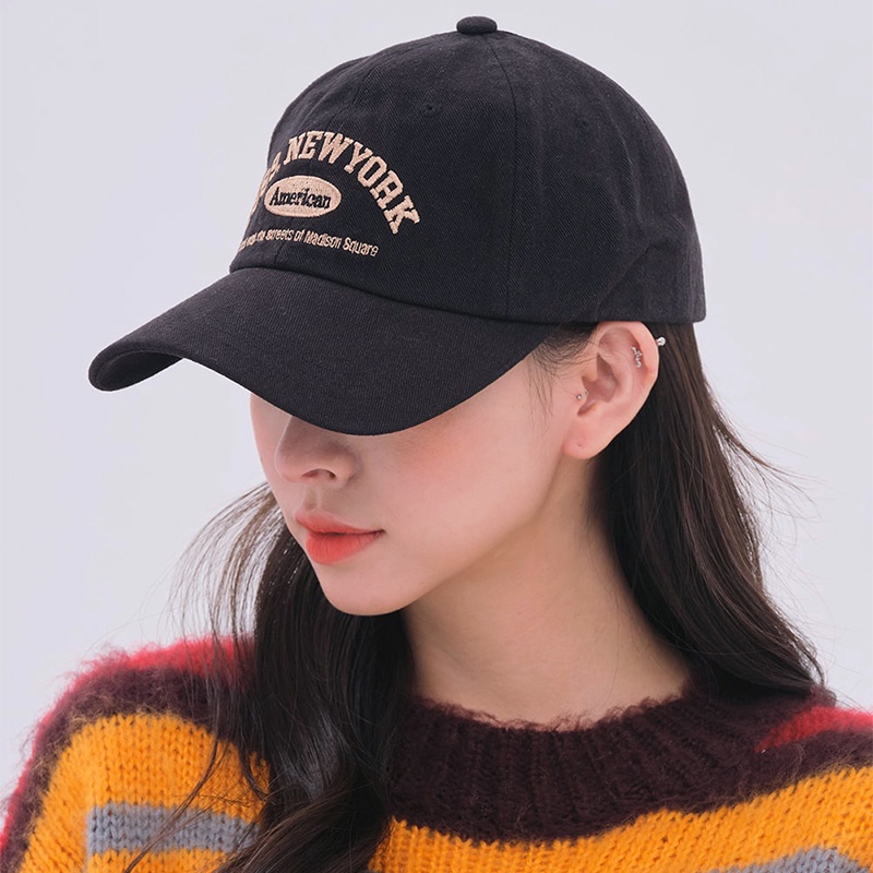 Topi Baseball Casual Motif Tulisan Duri Gaya Korea Untuk Pria / Wanita