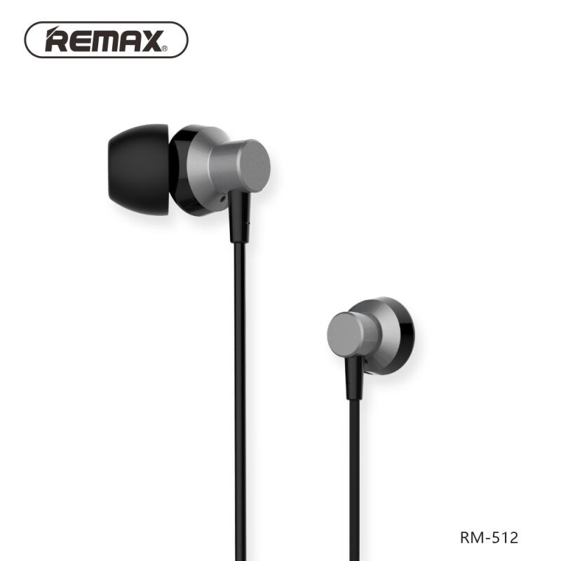 REMAX Metal Wired Music Headset Earphone Clear Sound RM-512