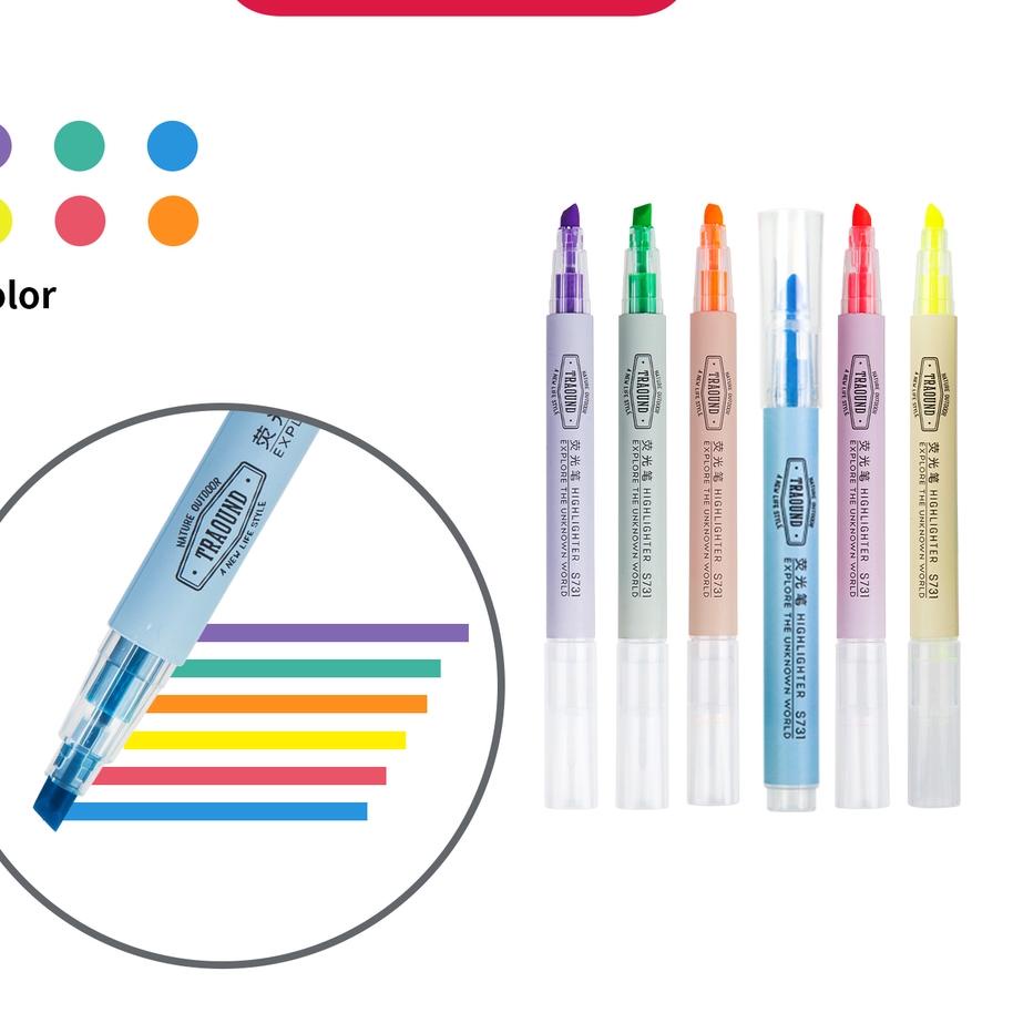 

Terupdate BC8AM Deli Highlighter Pen Pena Isi 6 pcs S624 93 Ready Stock