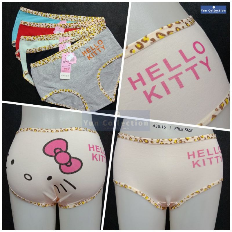 Celana Dalam Cewek Oimio 2217/CD Cewek Hello Kitty/Yun Collection Underwear/CD Cewek Karakter