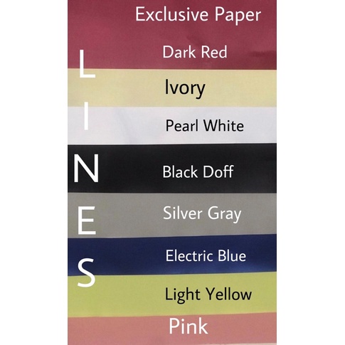 ( 2 Lembar ) EXCLUSIVE PAPER 80 GR LINES EMBOSSED - KERTAS KADO EKSLUSIF EMBOS PEARL