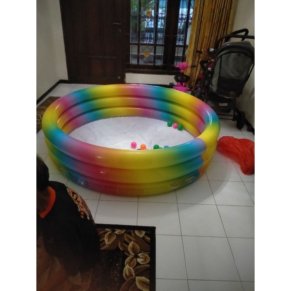 kolam renang anak INTEX jumbo 168 cm kapasitas 3 anak