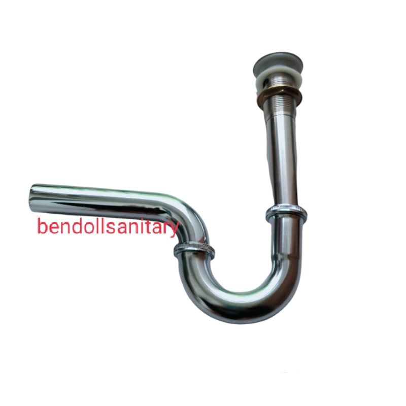 sifon afur avur wastafel angsa pencet black