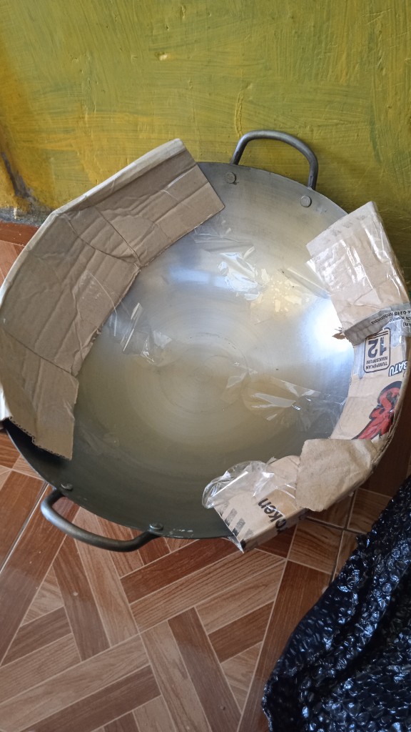 Wajan Kwali Import Wajan Plat Baja Putih Ukuran 40cm