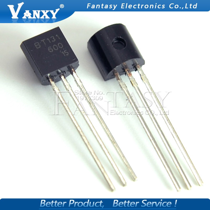 50Pcs Bt131-600 TO-92 Bt131 To92 Regulator Voltase | Shopee Indonesia