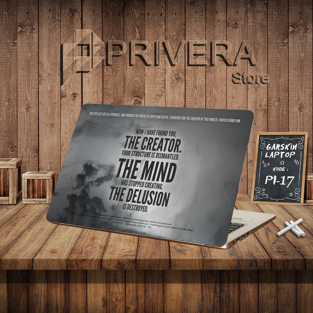 Skin Laptop Skin Protector Garskin Laptop Lenovo Garskin Budhist
