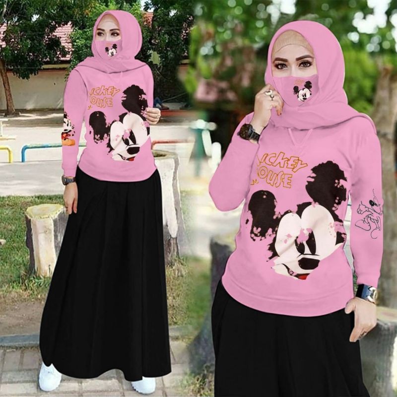 (GRATIS ONGKIR) Baju Wanita Himaru Set 2 Baju Setelan Atasan Rok  Baju Hijabers