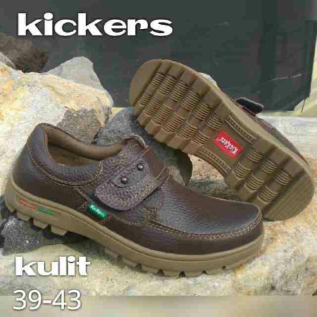 Sepatu kickers/sepatu kulit pantofel slimpang