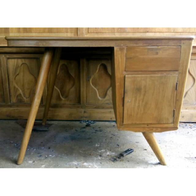 Meja Kantor Retro JATI JEPARA