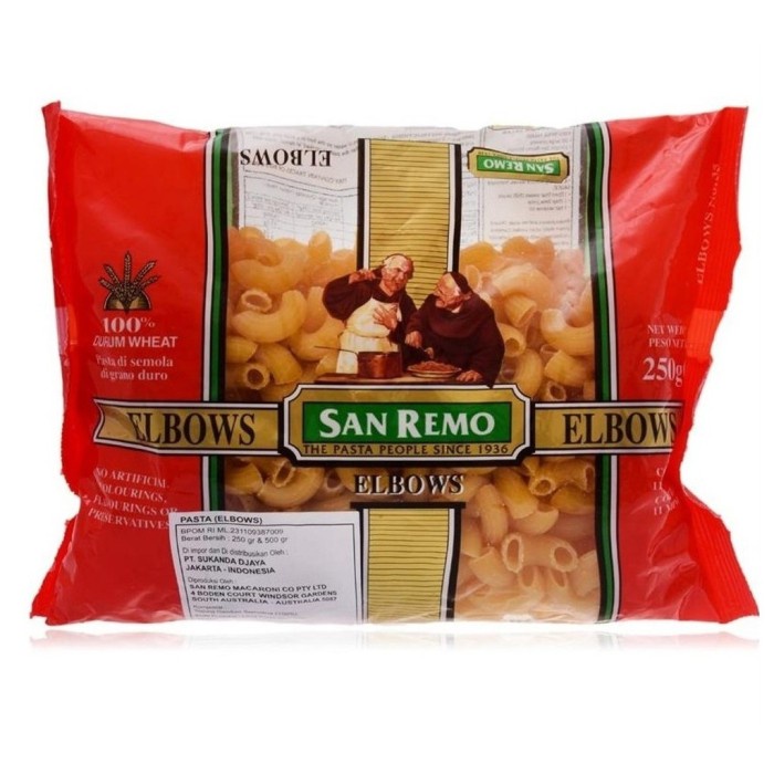 

San Remo Pasta Elbow 3 250 Gr