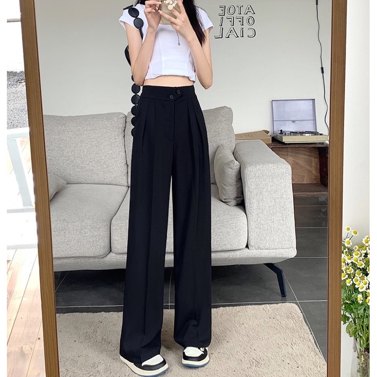 CELANA KANCING HW CULLOTE PANTS HIGHWAIST WANITA KULOT KARET MX890