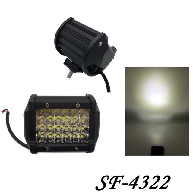 Lampu tembak sorot led 24 mata ready