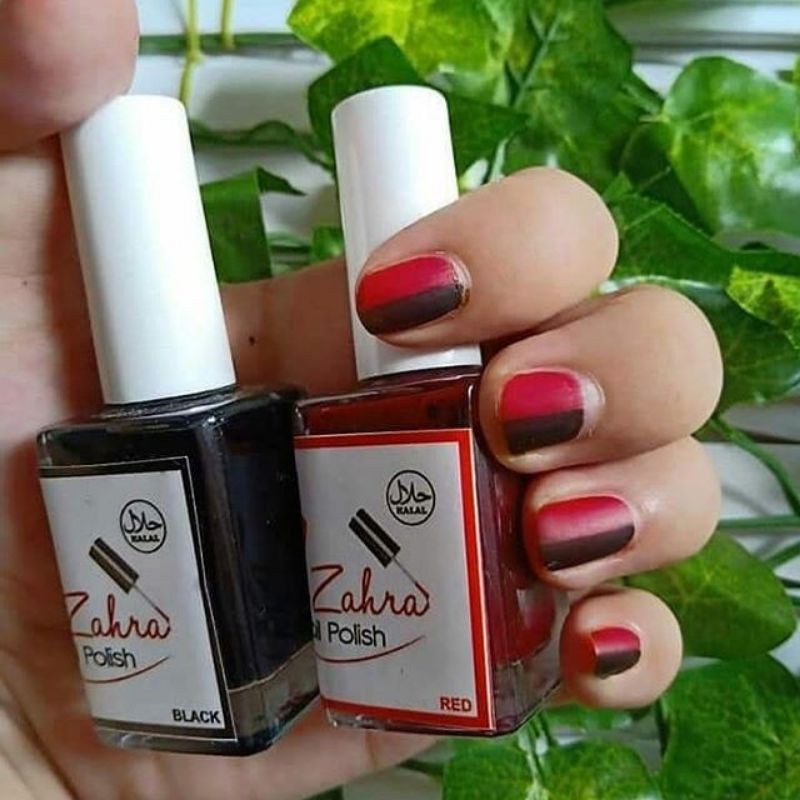 ☀️ YAMSHOP88 ☀️ 15ML Red Zahra Nail Henna | Kutek Muslimah Halal | Pacar Arab Cat Kuku Inai Makassar