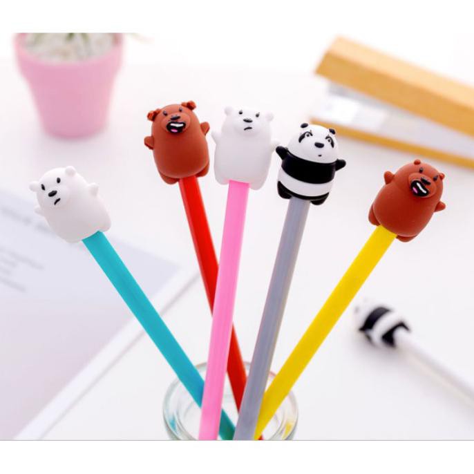 

PULPEN MOTIF BEAR, PEN MOTIF PANDA, PULPEN TINTA KOREA JEPANG FANCY