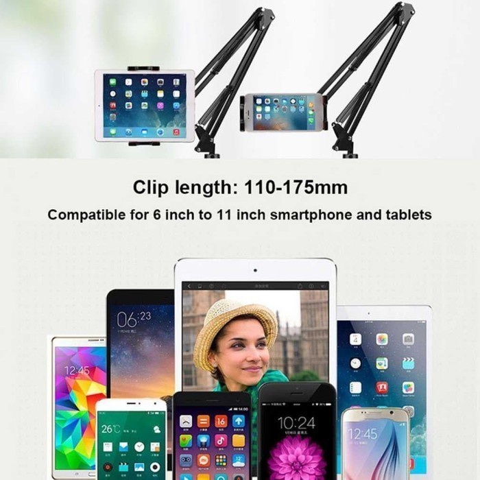 Lazypod Bracket Stand Holder HP - Tablet - Ipad 10 Inch Stand Meja