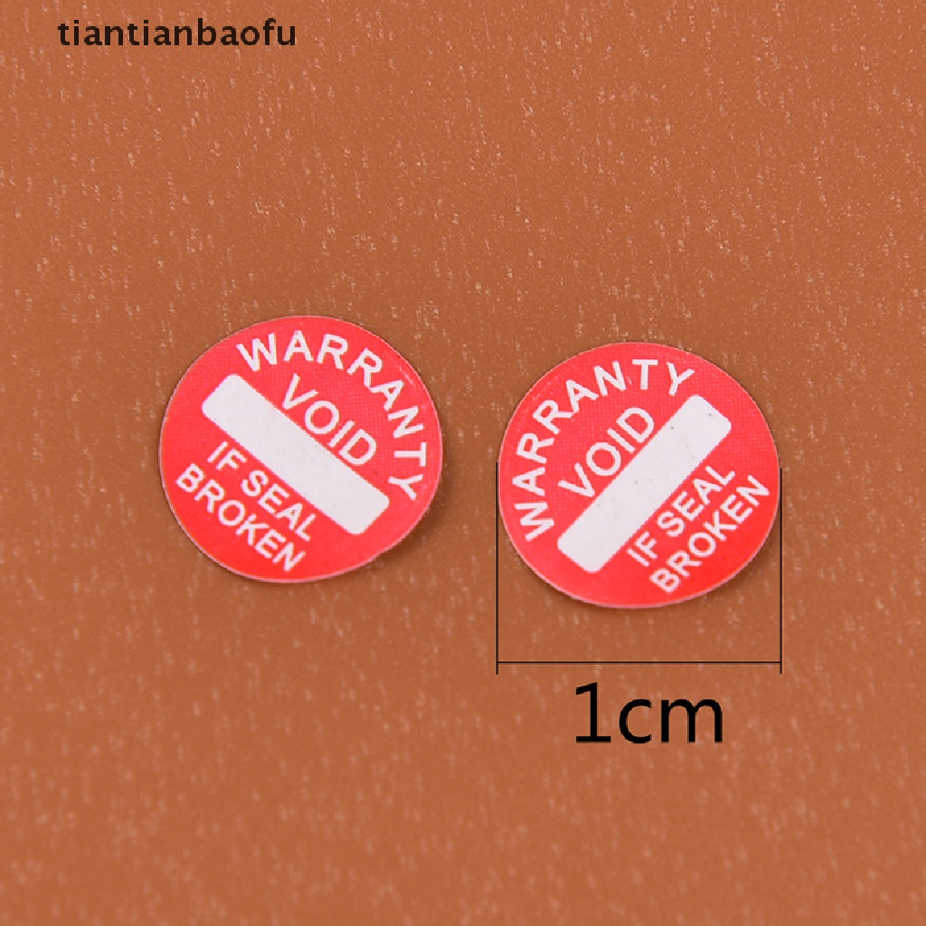 208pcs Stiker label universal Garansi fragile Ukuran 10mm