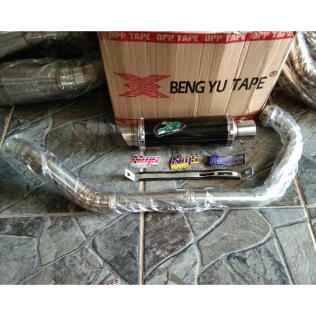 knalpot JRM KARBON FU.VIXION.TIGER.SCORPIO.DLL