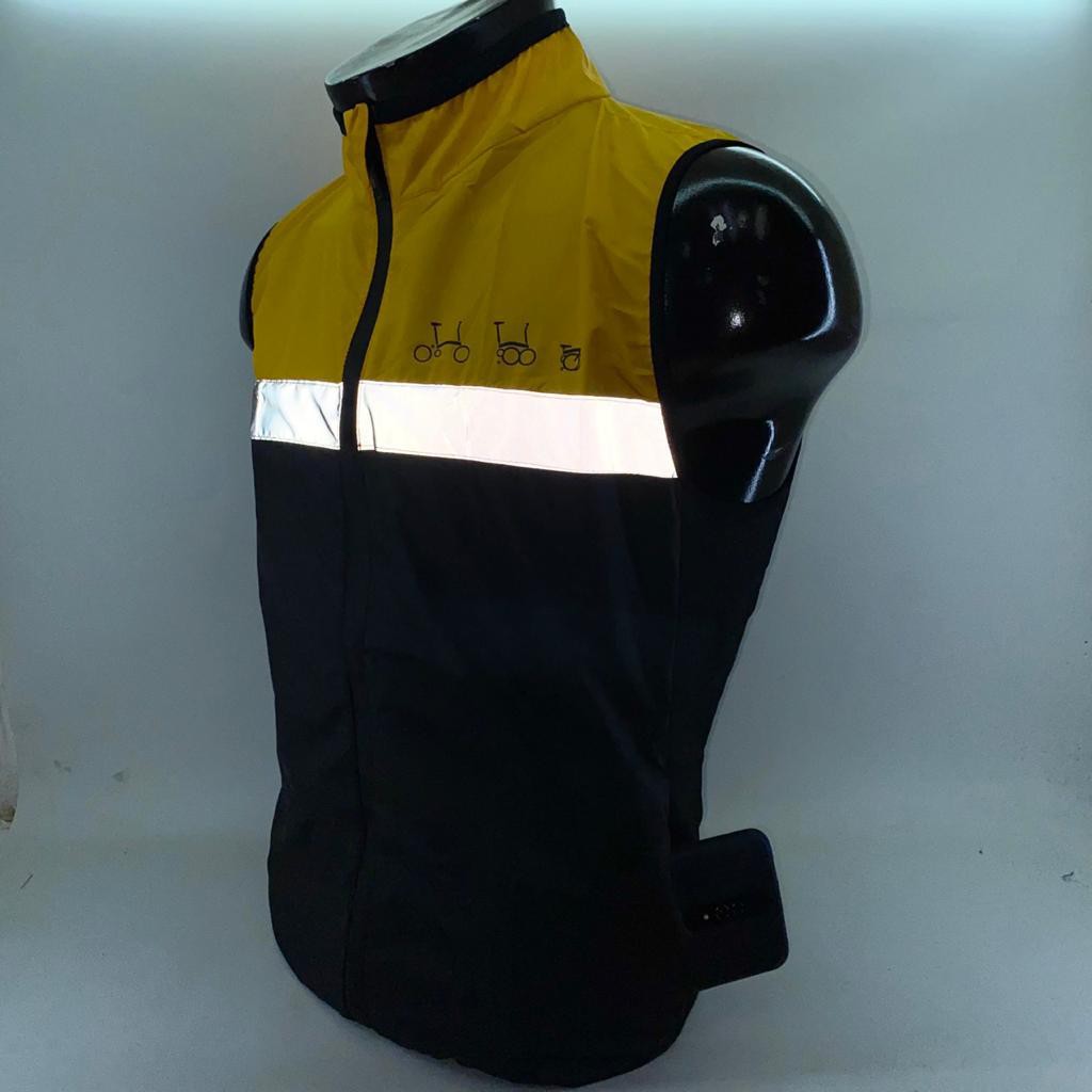 Rompi Gowes Bersepeda Pria Wanita Vest Windbreaker Olahraga Unisex