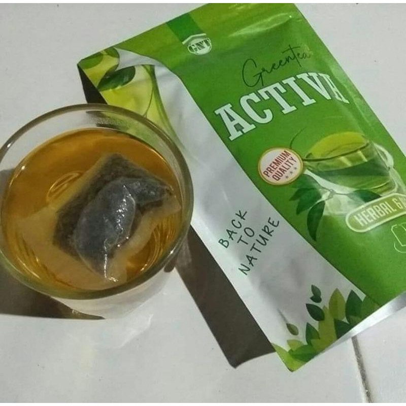 

PELUNTUR LEMAK HERBAL#GREEN TEA ACTIVA
