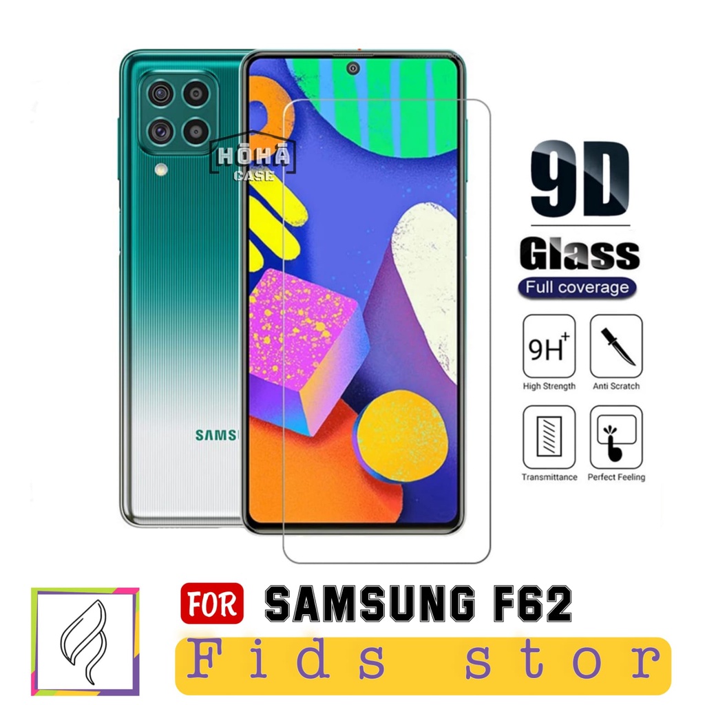 PROMO Tempered Glass Bening SAMSUNG F62 Full Layar Screen Guard Protector Antigores Kaca