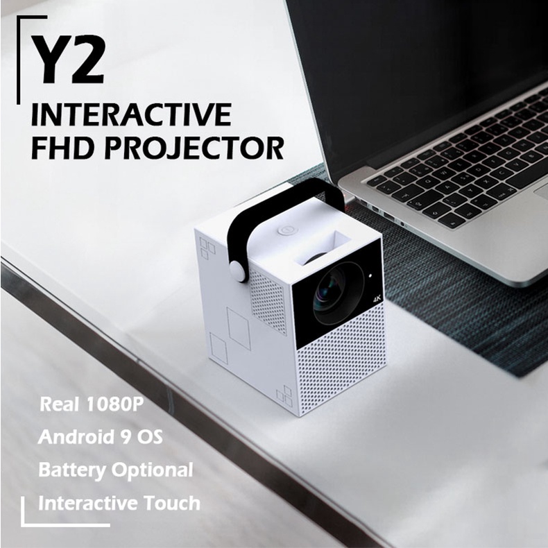 WEJOY Y2 PRO Mini Android Projector 1080P 3000 Lumens with Stylus Pen