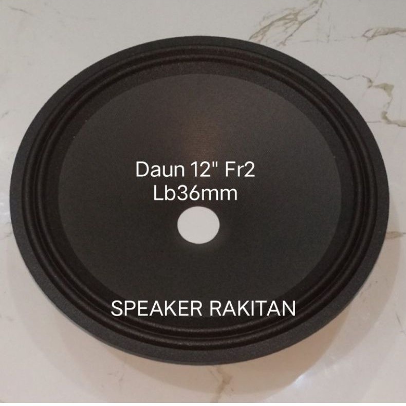 Daun speaker 12 inch Lubang 36mm .2pcs