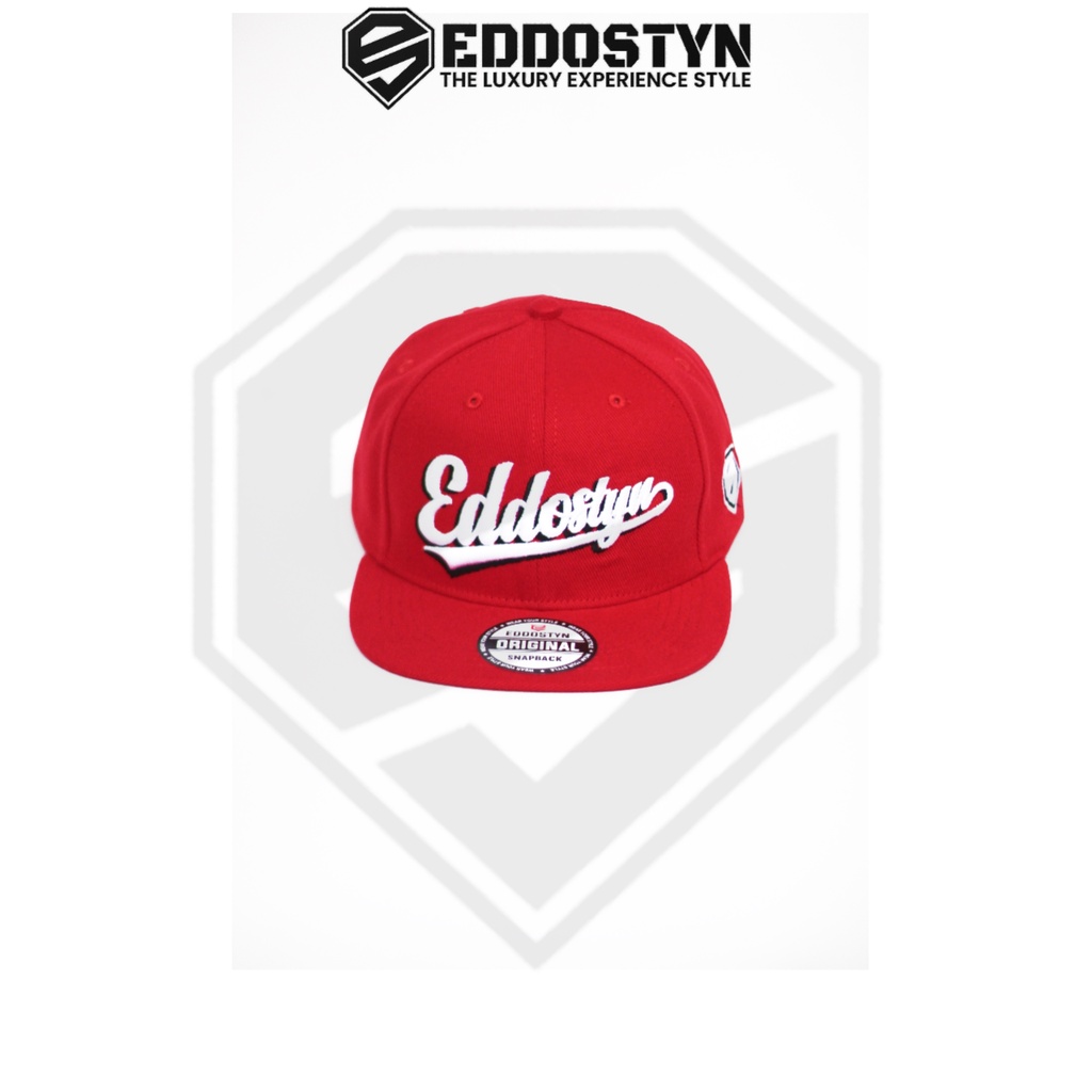 Topi Snapback Hip Hop Original Premium Distro EDSTN Outdor Unisex/Topi Pria/Topi/Fashion Pria Full Merah