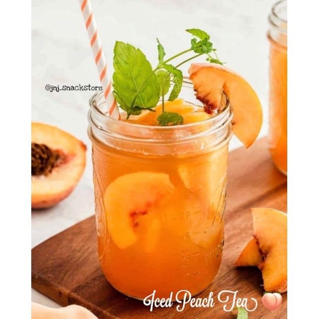 

PEACH TEA POWDER / BUBUK MINUMAN PEACH TEA UKURAN 250GR