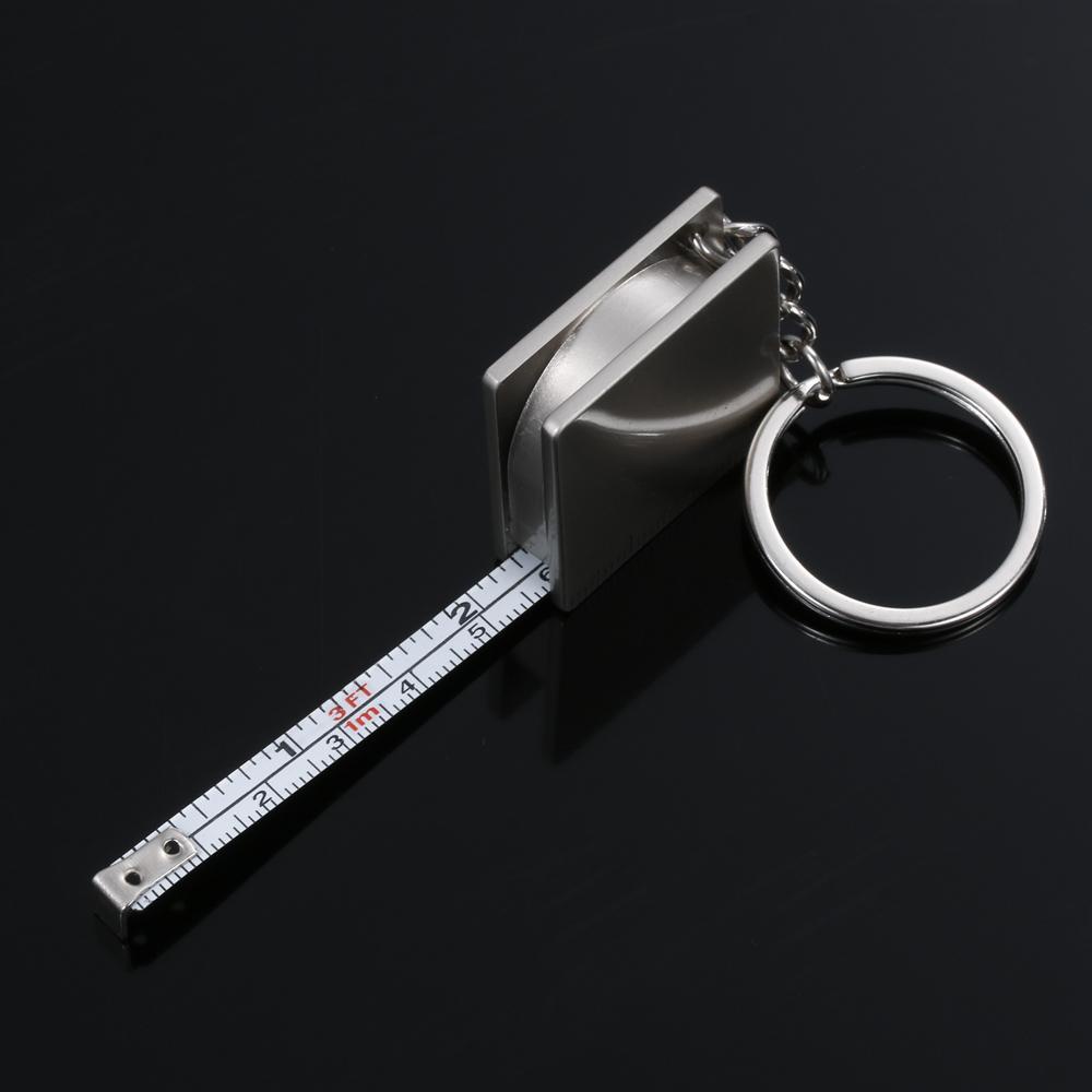 Preva Tape Measures Keyring Gantungan Kunci Alat Ukur Stainless Steel