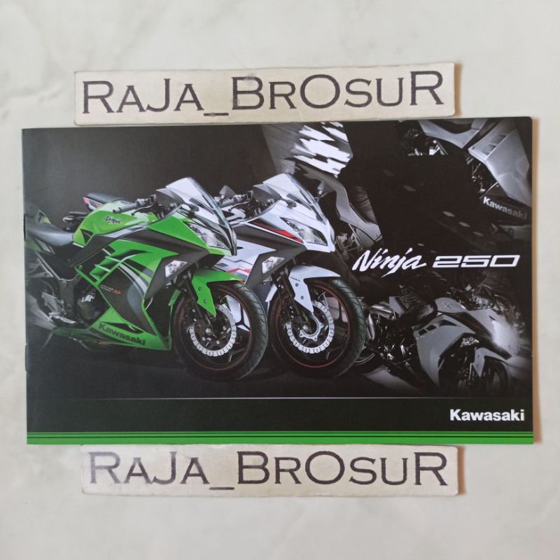 Poster brosur katalog booklet Kawasaki Ninja250/Ninja 250 2013
