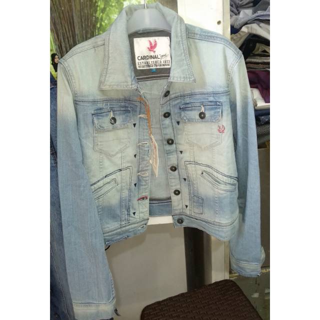 Jaket jeans wanita CARDINAL GIRL
