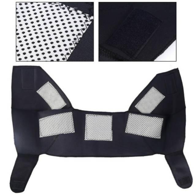 TOURMALINE SELF HEATING SHOULDER SUPPORT  MASSAGER MAGNETIK / TERAPI BAHU HANGAT PANAS