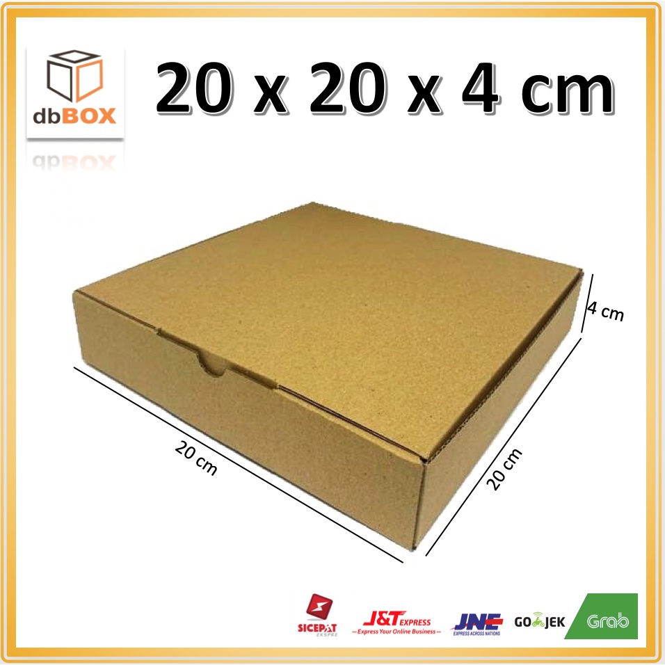 

Kardus 20x20x4 cm --Die Cut dan easy usage—