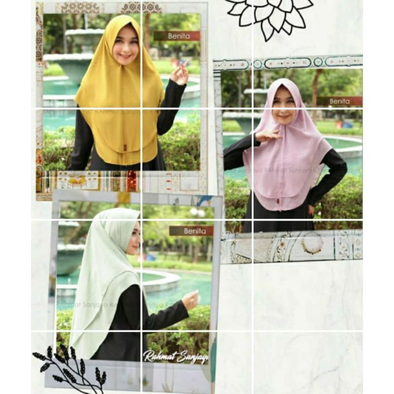 Khimar Benita by Rahmat Sanjaya seri warna 1-1