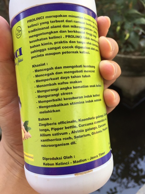 Prolinci Obat Jamu Herbal Khusus Kelinci Obat Kelinci Shopee