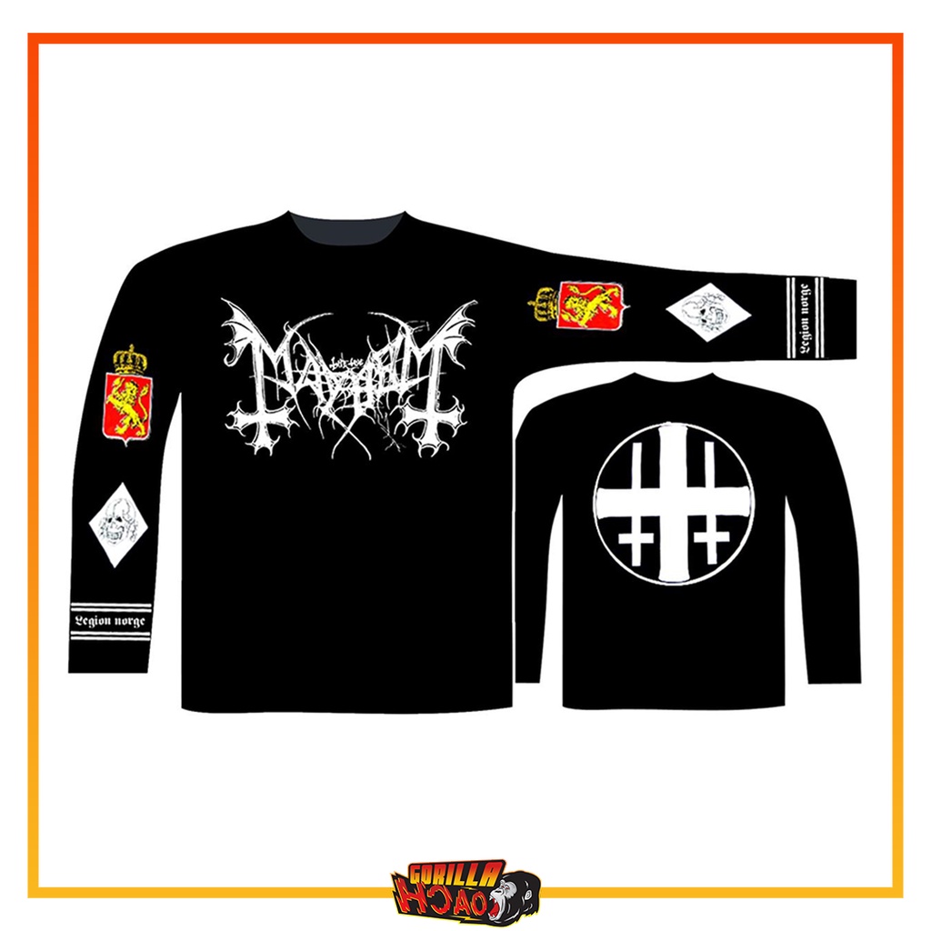 Kaos Baju T-shirt Band Musik Mayhem Original Impor Razamataz UK Official Merchandise Legion Norge