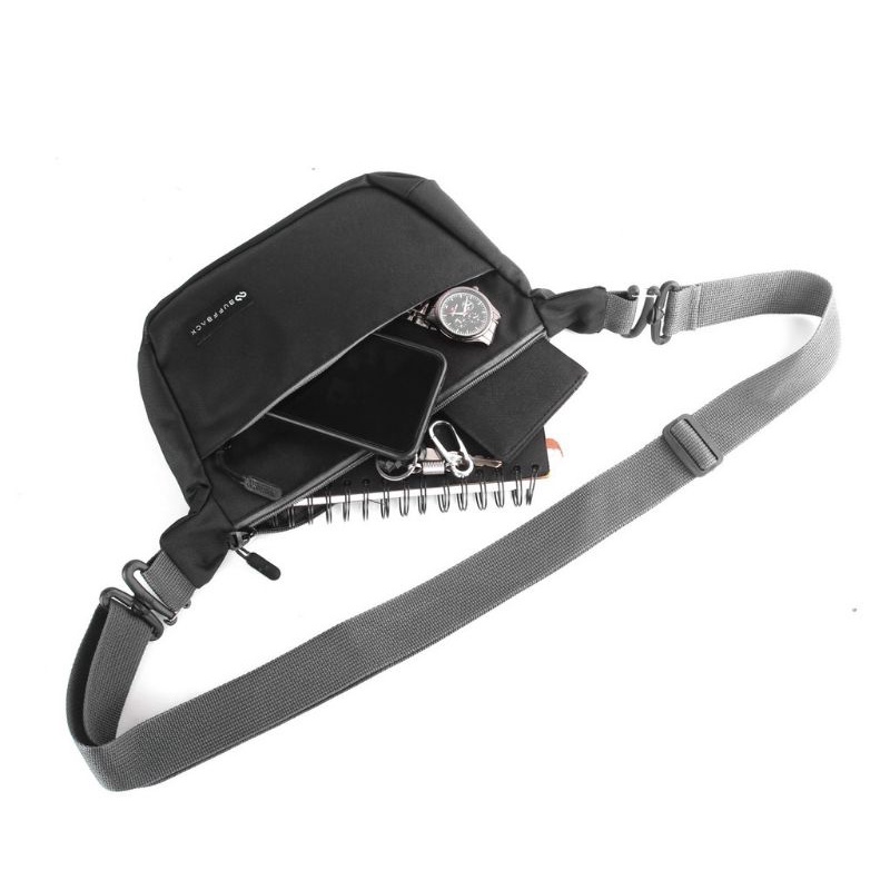 Tas Selempang Fanon Buffback Pria Hitam Distro Keren Kasual Terlaris Termurah Best Seller Bisa Bayar Di Tempat -BG765