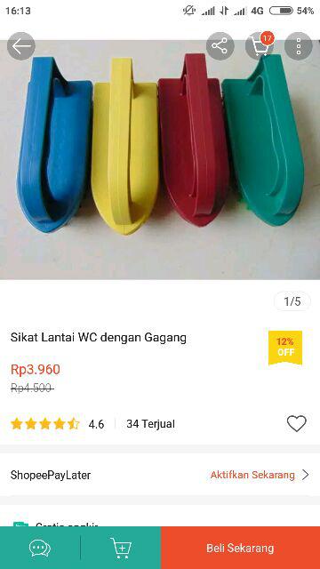 Sikat Lantai Wc Dengan Gagang