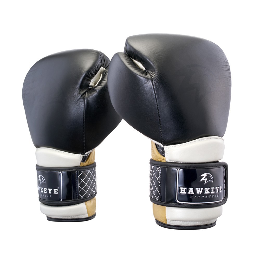Hawkeye Fightwear Boxing Glove Focus Kronos - Sarung Tinju Hitam