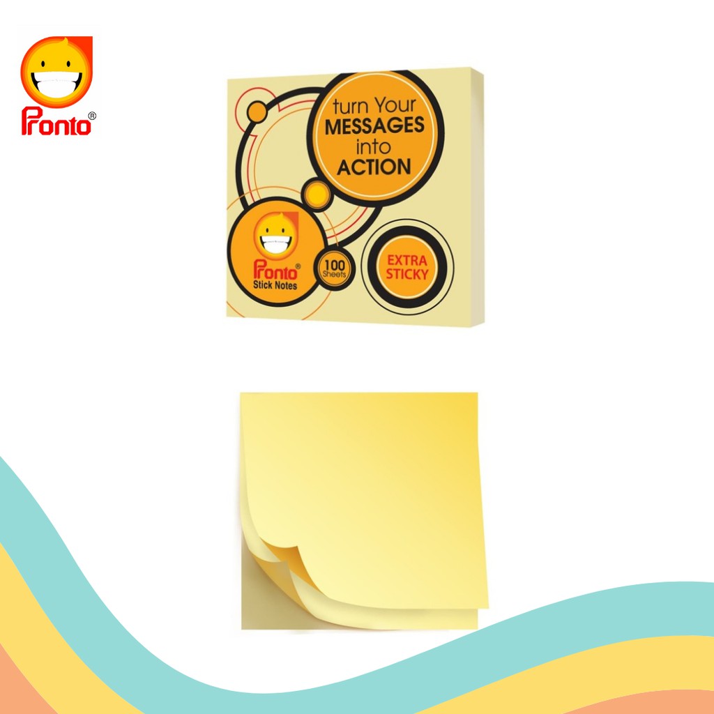 

STICK NOTE PRONTO YELLOW 75x75 / 76x76 / 75x125 (1 PCS)