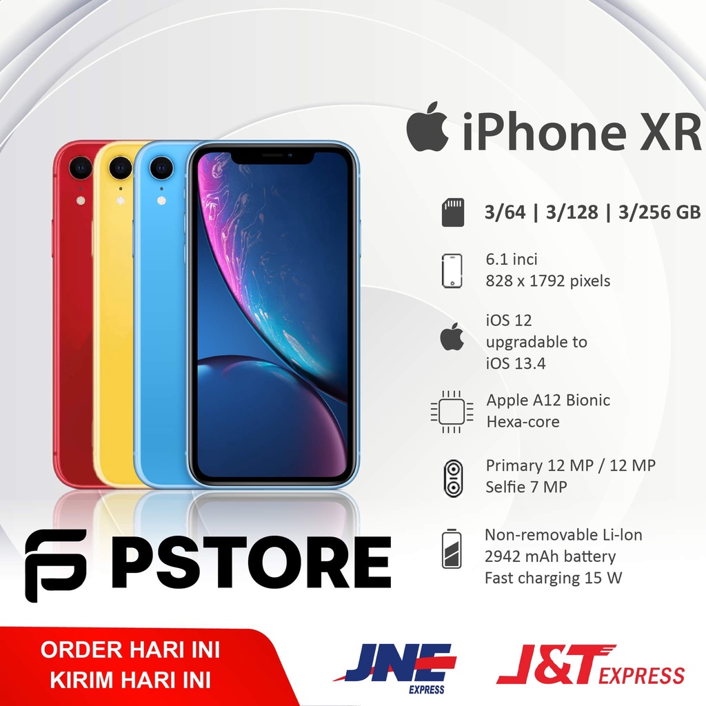 (TEKA TEKI ) iPhone XR 128GB/64GB GOOD CONDITION LIKE NEW BERGARANSI RESMI