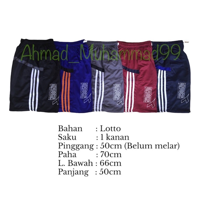 (DAPAT 3PCS) KOLOR TERMURAH | CELANA PENDEK HARIAN KOLOR PRIA DEWASA