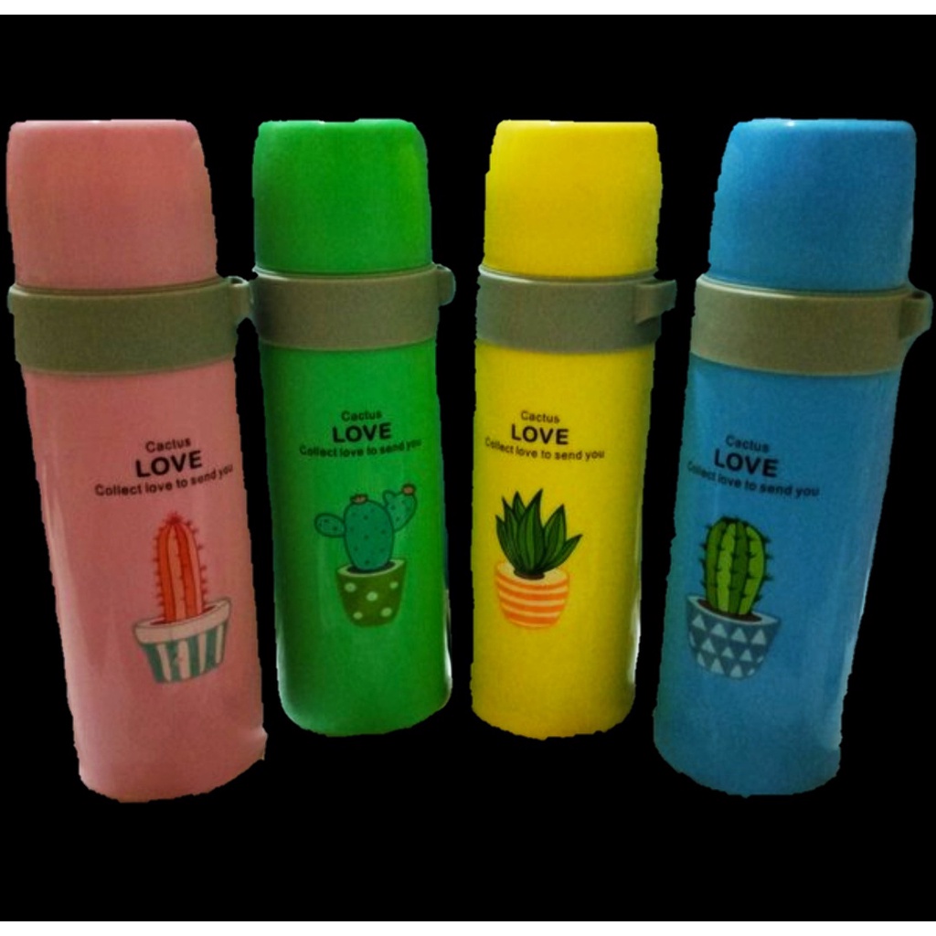 BOTOL MINUM KACA KAKTUS 500ml