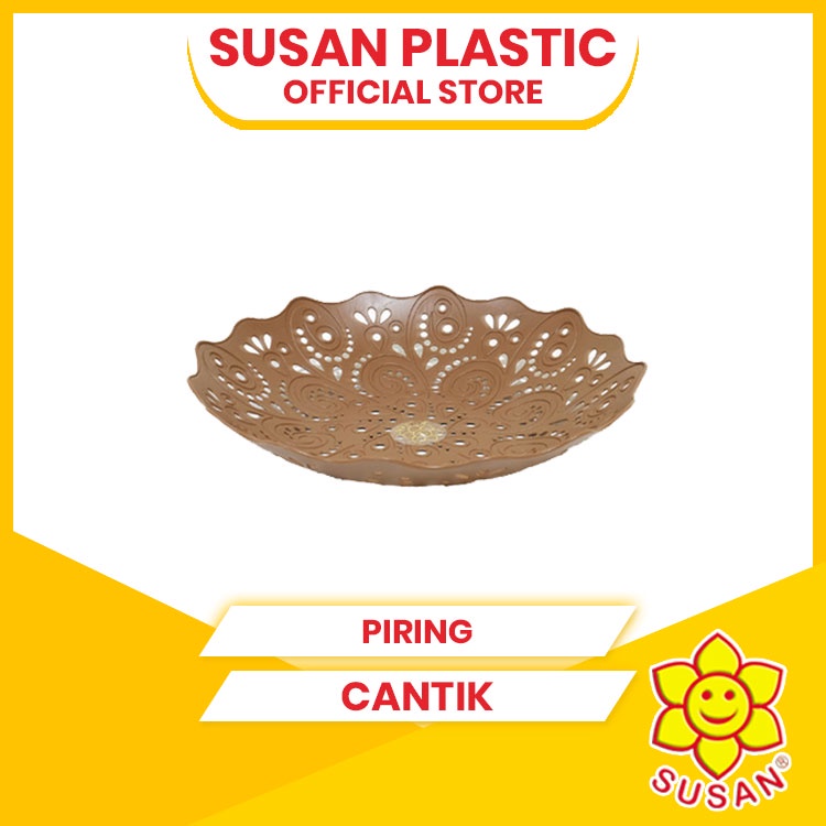 SUSAN  - Piring Cantiq 010 - Piring Plastik - Piring Saji - Piring Souvenir