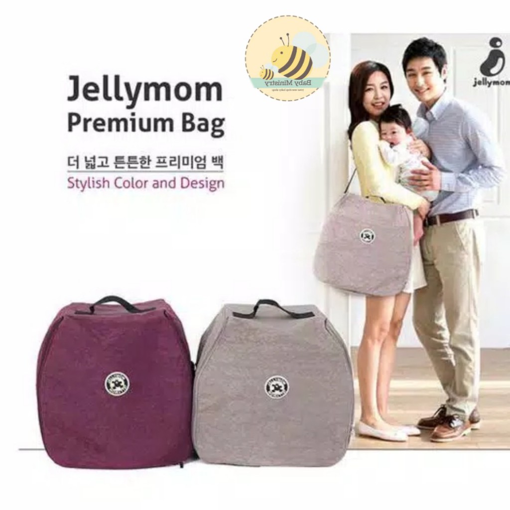 (READY STOCK) Jellymom Wise Chair + Premium Bag / Jelly Mom / Booster Chair / Kursi makan / high chair