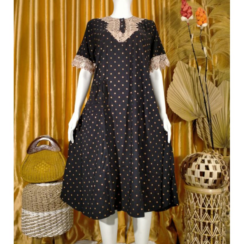 (COD) DASTER ARAB MOTIF POLKADOT