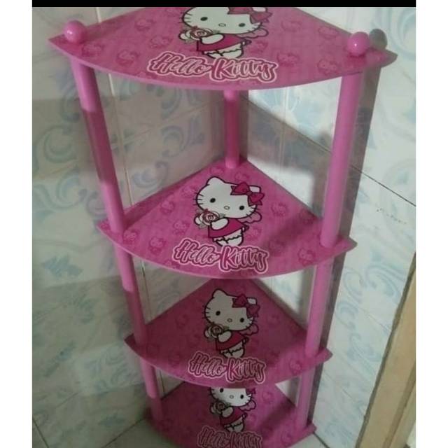 Rak Pojok Susun 4 Hello Kitty