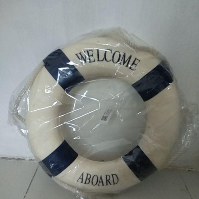 Pelampung Kapal Home Decor Lifebuoy Ring Boat Hiasan Dinding Jangkar