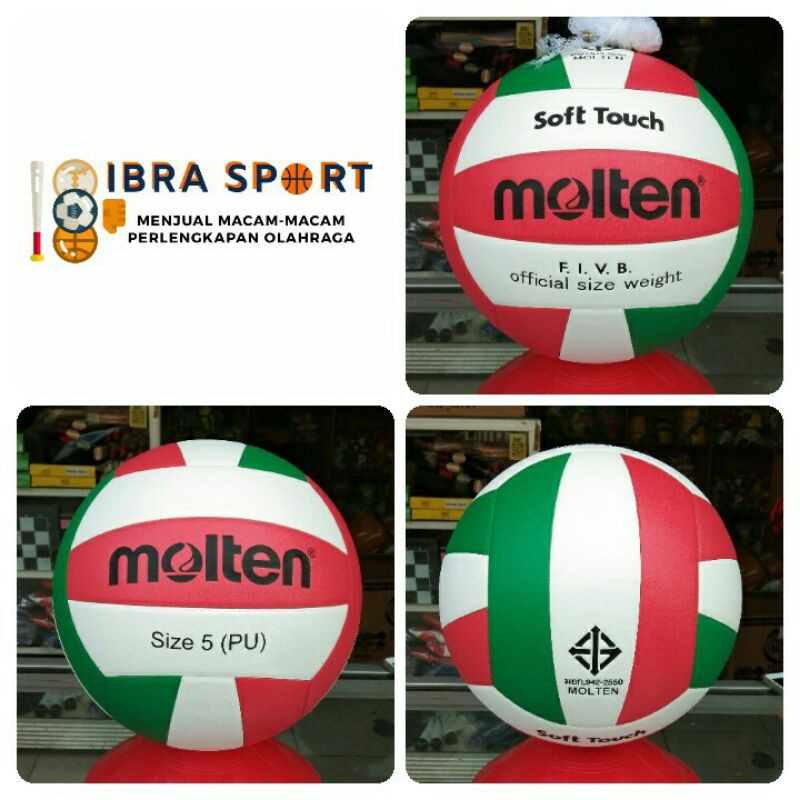 Bola Voli Import Original / Bola Voli Molten Soft Touch ORiginal/ Bola Voli asli Molten